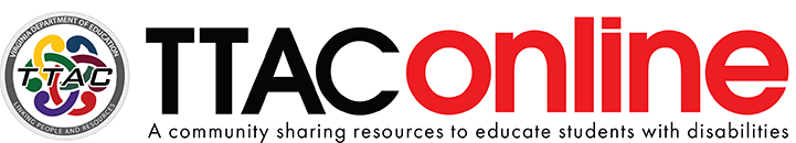 TTAC Online - A community sharing resources to educate students with disabilities - Logo